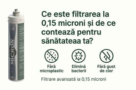 Ce este filtrarea la 0,15 microni și de ce contează pentru sănătatea ta?
